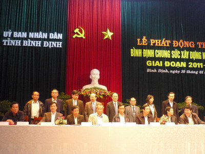 បង្កការស្រុះចិត្តគំនិតក្នុងការកសាងជនបទថ្មីនៅខែត្រBinh Dinh